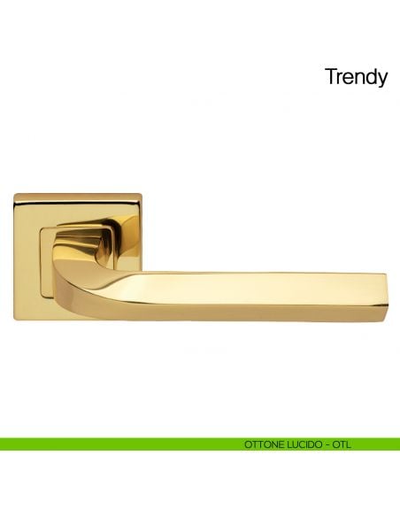 Maniglia per porta Trendy Manital - ottone lucido