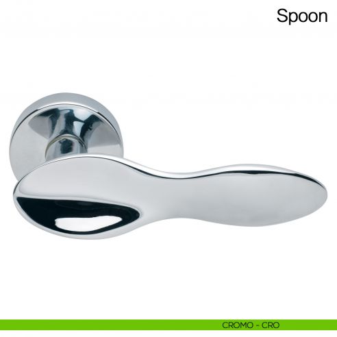 Maniglia per porta Spoon Manital - cromato