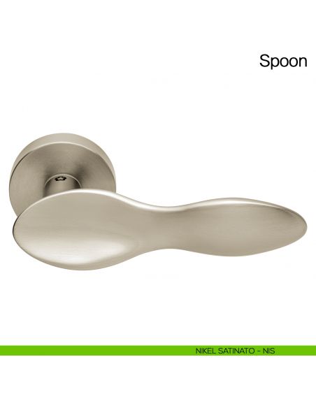 Maniglia per porta Spoon Manital - nikel satinato