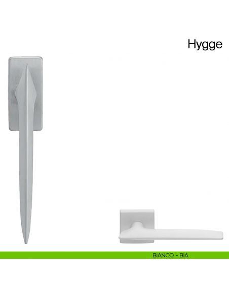 Maniglia martellina DK per finestra Hygge Manital - bianco