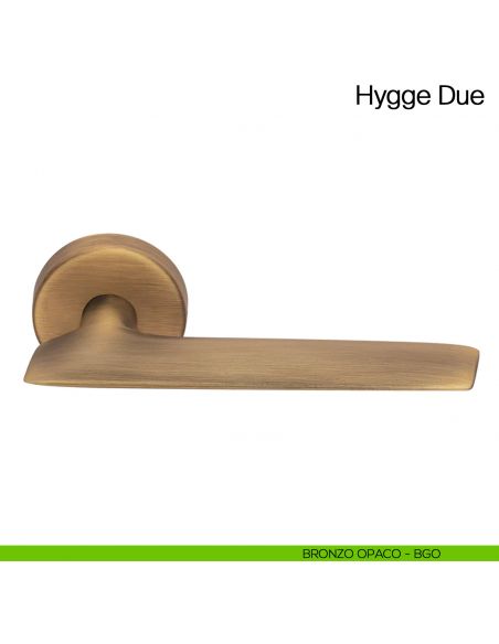 Maniglia per porta Hygge Due Manital - bronzato opaco