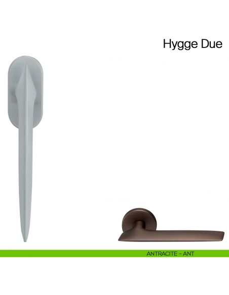 Maniglia martellina DK per finestra Hygge Due Manital - antracite