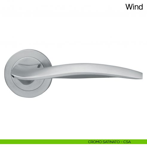 Maniglia per porta Wind Manital - cromato satinato