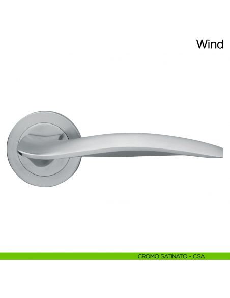 Maniglia per porta Wind Manital - cromato satinato