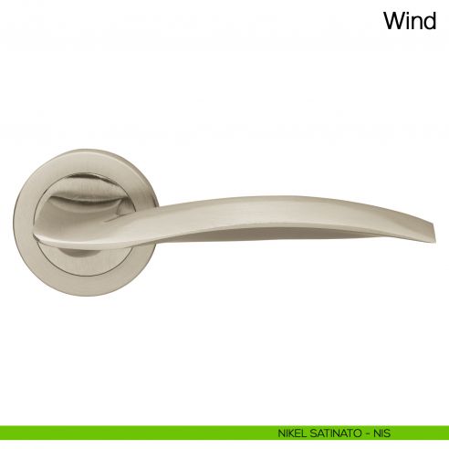 Maniglia per porta Wind Manital - nikel satinato