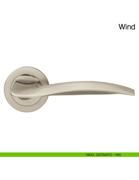 Maniglia per porta Wind Manital - nikel satinato