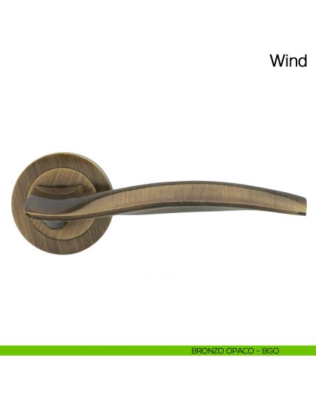 Maniglia per porta Wind Manital - bronzato opaco