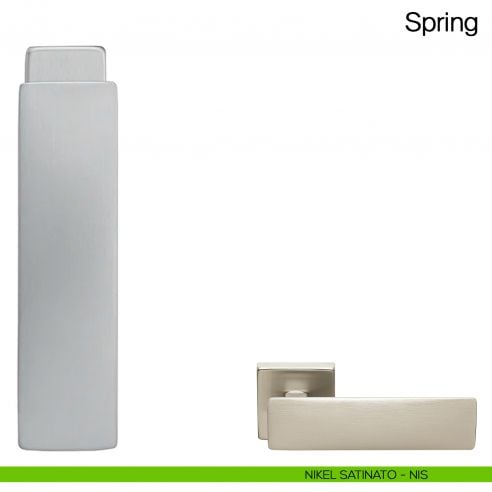 Maniglia martellina DK per finestra Spring Manital - nikel satinato