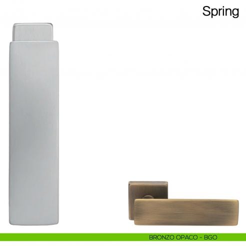 Maniglia martellina DK per finestra Spring Manital - bronzato opaco