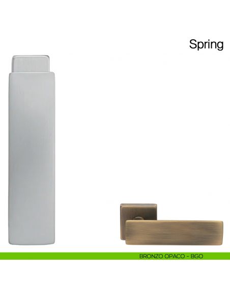 Maniglia martellina DK per finestra Spring Manital - bronzato opaco