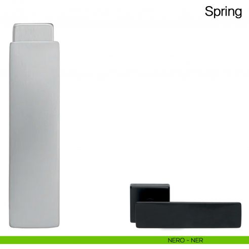 Maniglia martellina DK per finestra Spring Manital - nero