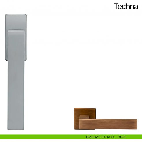 Maniglia martellina DK per finestra Techna Manital - bronzato