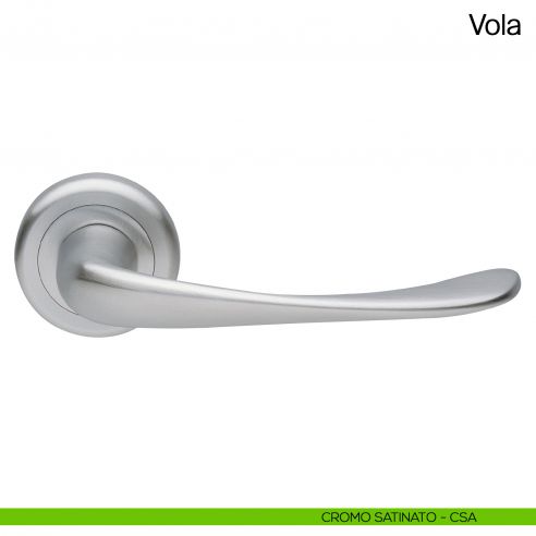 Maniglia per porta Vola Manital - cromato satinato