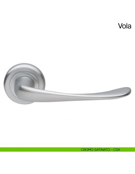 Maniglia per porta Vola Manital - cromato satinato