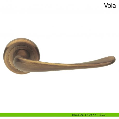 Maniglia per porta Vola Manital - bronzato opaco