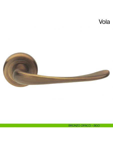 Maniglia per porta Vola Manital - bronzato opaco