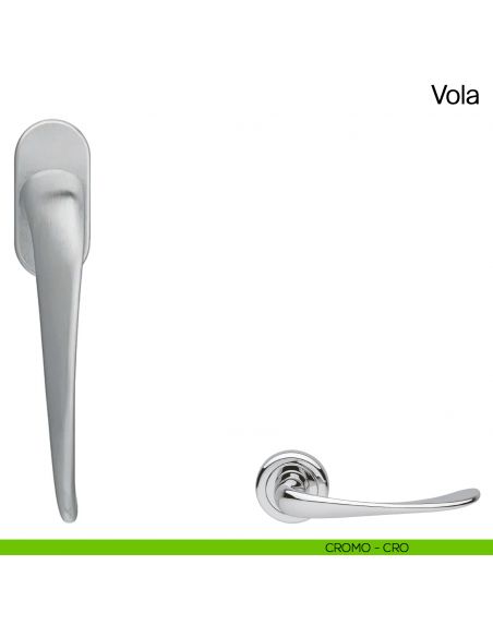 Maniglia martellina DK per finestra Vola Manital - cromato
