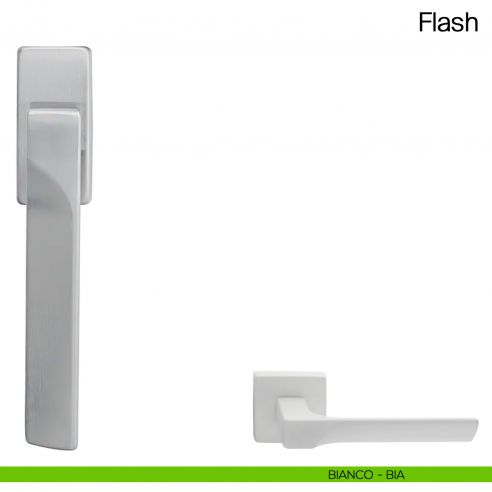 Maniglia martellina DK per finestra Flash Manital - bianco