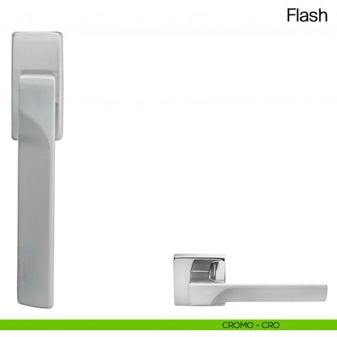 Maniglia martellina DK per finestra Flash Manital - cromato
