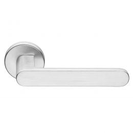 Maniglia per porta interna Lola Zincral Linea Calì rosetta tonda