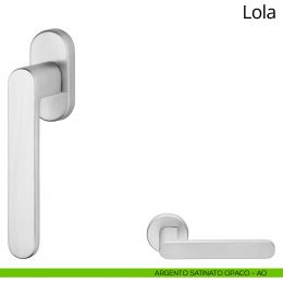 Maniglia per finestra martellina DK Lola Zincral Linea Calì 2