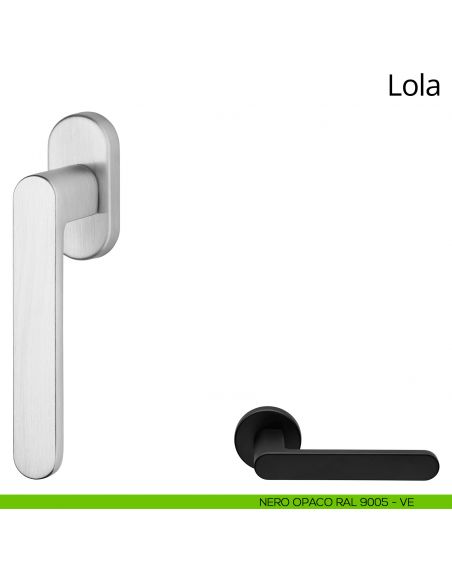 Maniglia per finestra martellina DK Lola Zincral Linea Calì