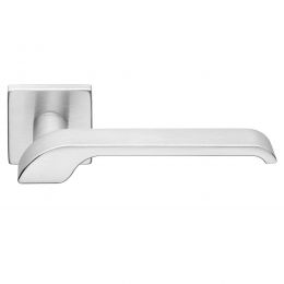 Maniglia per porta interna Turbo Zincral Linea Calì rosetta quadrata