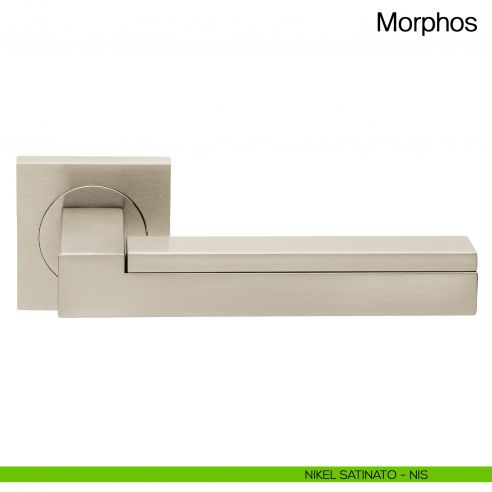 Maniglia per porta Morphos Manital nikel satinato