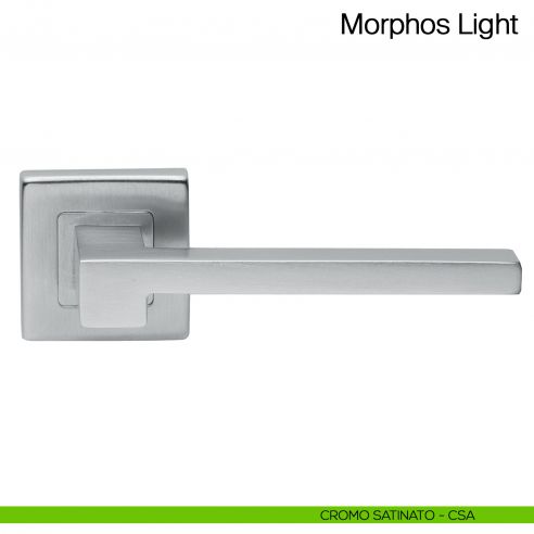 Maniglia per porta Morphos Light Manital cromato satinato