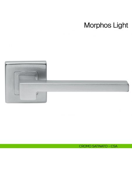 Maniglia per porta Morphos Light Manital cromato satinato
