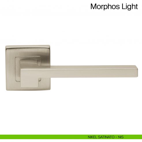 Maniglia per porta Morphos Light Manital nikel satinato