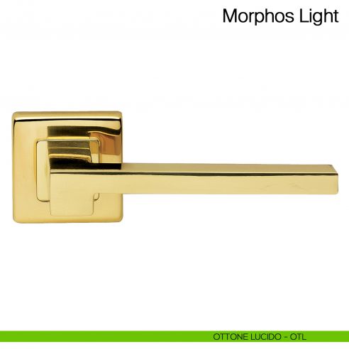 Maniglia per porta Morphos Light Manital ottone lucido