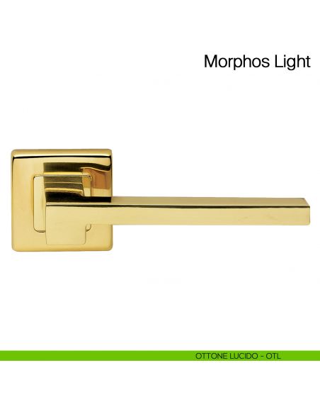 Maniglia per porta Morphos Light Manital ottone lucido