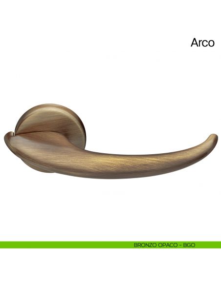 Maniglia per porta Arco Manital bronzato