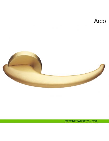 Maniglia per porta Arco Manital ottone satinato