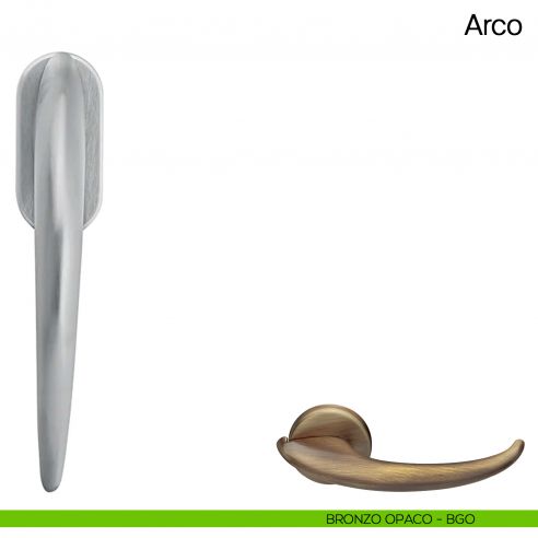 Maniglia martellina DK per finestra Arco Manital bronzato