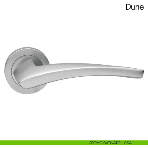 Maniglia per porta Dune Manital cromato satinato