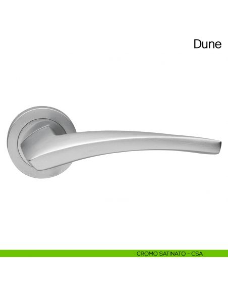 Maniglia per porta Dune Manital cromato satinato