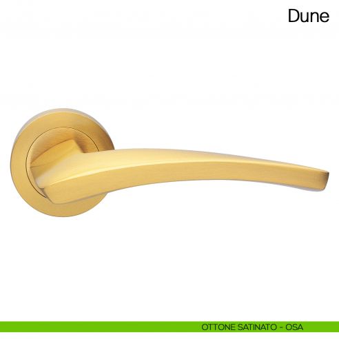 Maniglia per porta Dune Manital ottone satinato