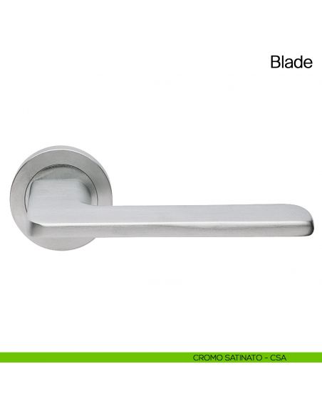 Maniglia per porta Blade Manital cromato satinato