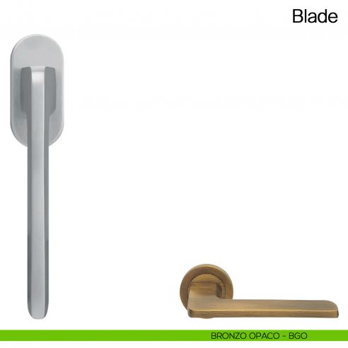 Maniglia martellina DK per finestra Blade Manital bronzato