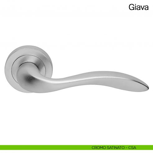 Maniglia per porta Giava Manital cromato satinato