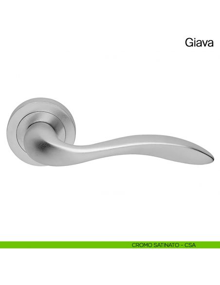 Maniglia per porta Giava Manital cromato satinato