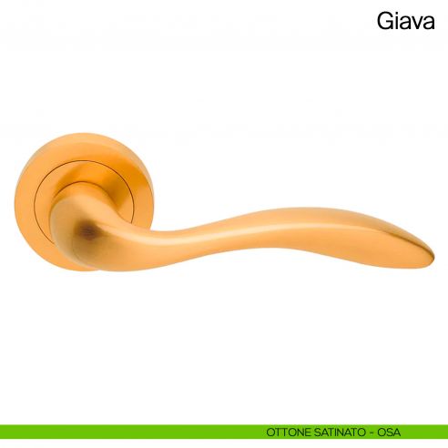 Maniglia per porta Giava Manital ottone satinato