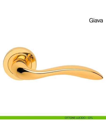 Maniglia per porta Giava Manital ottone lucido