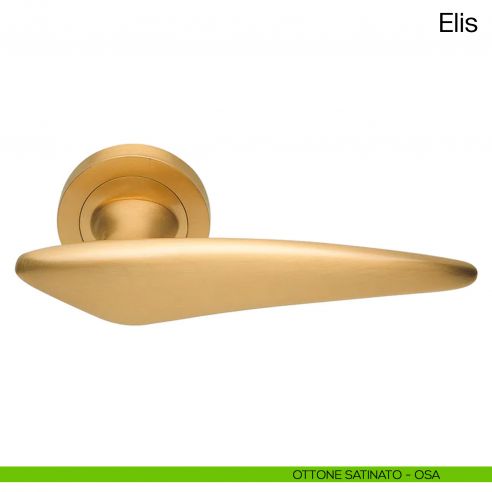 Maniglia per porta Elis Manital ottone satinato