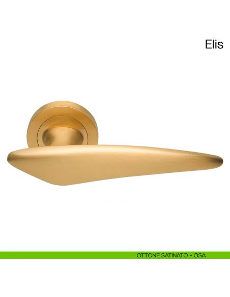 Maniglia per porta Elis Manital ottone satinato