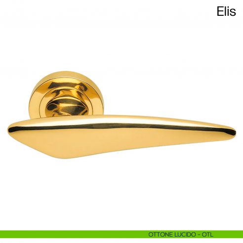 Maniglia per porta Elis Manital ottone lucido