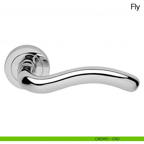Maniglia per porta Fly Manital cromato
