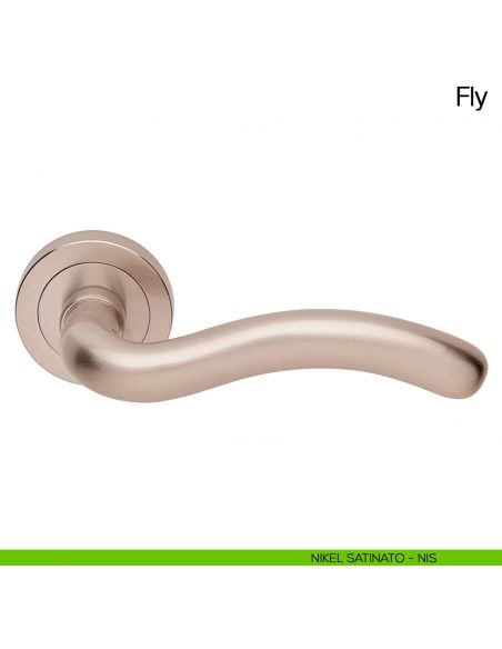 Maniglia per porta Fly Manital nikel satinato